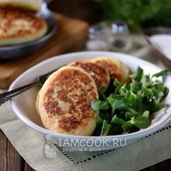 Рецепт Постных картофельных зраз с грибами