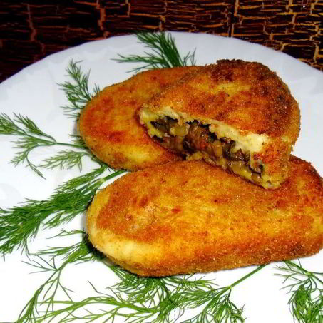 Рецепт Постных картофельных зраз