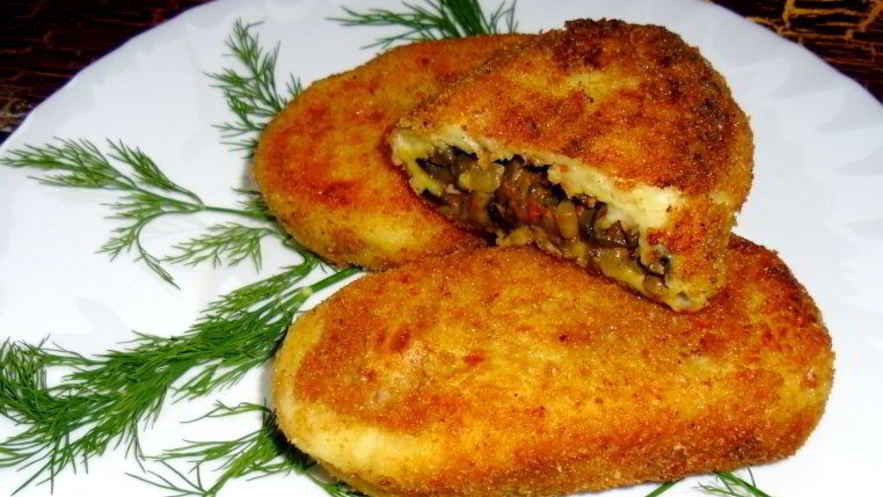 Рецепт постных картофельных зраз