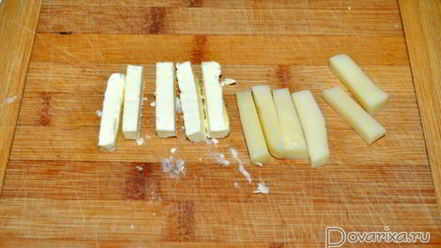 Рецепт рыбных зраз с сыром, маслом и зеленью