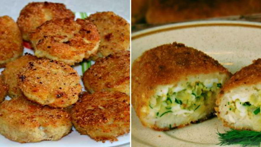 Рецепт рыбных зраз с яйцом и луком