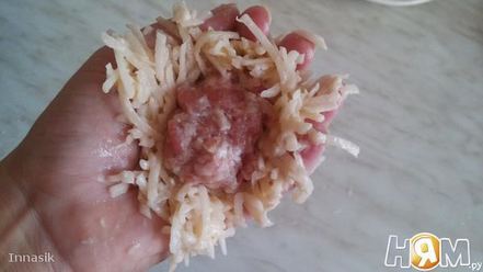 Рецепт тушеных картофельных зраз