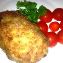 Зразы фаршированные грибами и яйцом