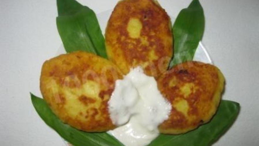 Рецепт зраз картофельных с горохом и грибами