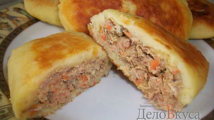 Рецепт Зраз картофельных с мясом