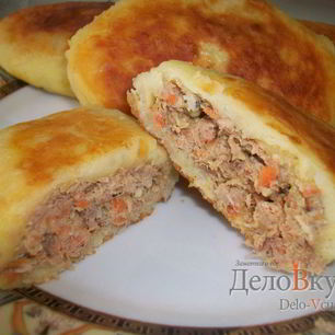 Рецепт Зраз картофельных с мясом