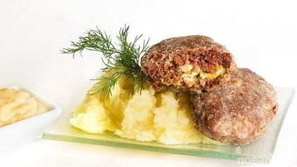 Рецепт Зраз мясных с яйцом