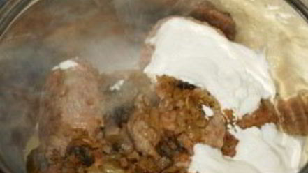 Рецепт зраз с грибами и сыром