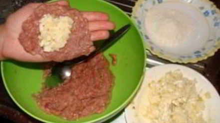 Рецепт зраз с рисом и яйцом