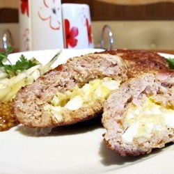 Рецепт Зраз с сыром и яйцом