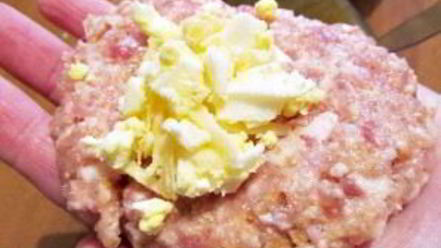 Рецепт зраз с сыром и яйцом