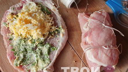 Рецепт зраз с яйцом