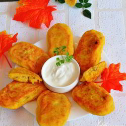 Рецепт Зраз тыквенно-картофельные с грибами