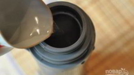 Рецепт быстрой каши в термосе