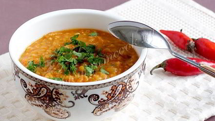 Рецепт чечевичной каши