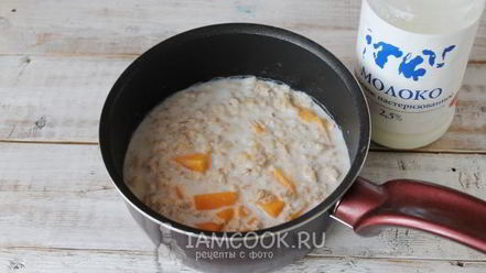 Рецепт геркулесовой каши с тыквой
