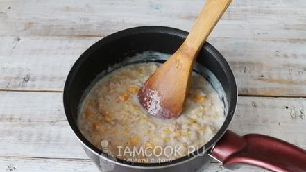 Рецепт геркулесовой каши с тыквой