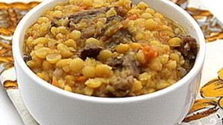 Рецепт гороховой каши в горшочке