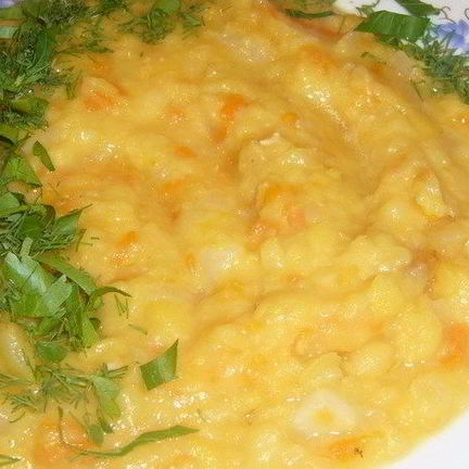 Рецепт Гороховой каши в микроволновке