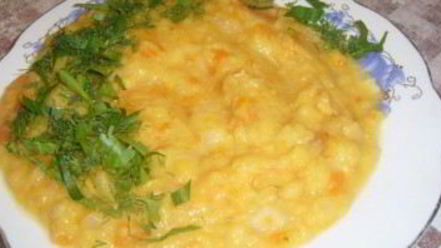 Рецепт гороховой каши в микроволновке