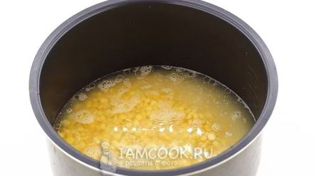 Рецепт гороховой каши в мультиварке-скороварке