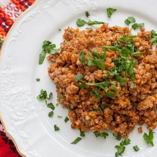 Рецепт Гречки по-купечески с фаршем