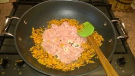 Рецепт гречки по-купечески с куриным фаршем