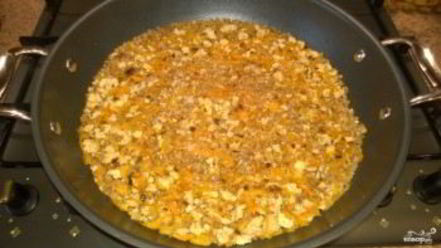 Рецепт гречки по-купечески с куриным фаршем