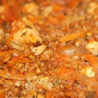 Рецепт Гречки по-купечески с курицей