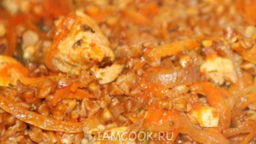 Рецепт гречки по-купечески с курицей