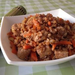 Рецепт Гречки по купечески в мультиварке со свининой