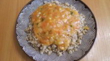 Рецепт гречки под соусом