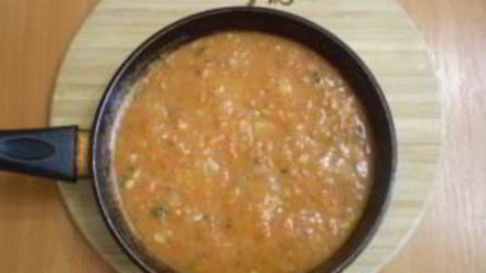 Рецепт гречки под соусом