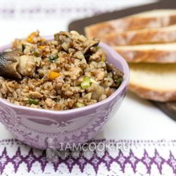 Рецепт Гречки с фаршем и грибами