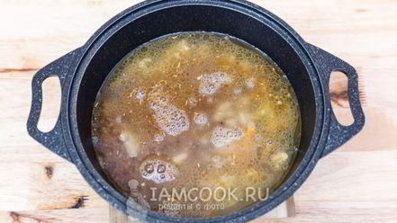 Рецепт гречки с фаршем и грибами