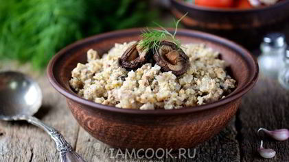 Рецепт Гречки с фаршем в духовке