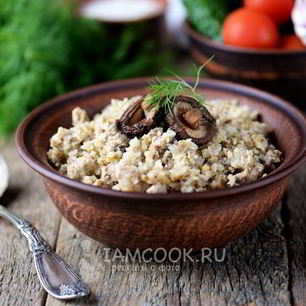 Рецепт Гречки с фаршем в духовке
