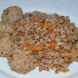 Рецепт Гречки с фрикадельками