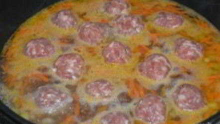 Рецепт гречки с фрикадельками