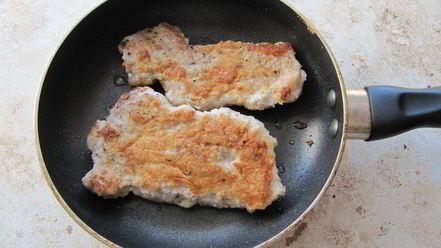 Рецепт гречки с грибами и отбивной