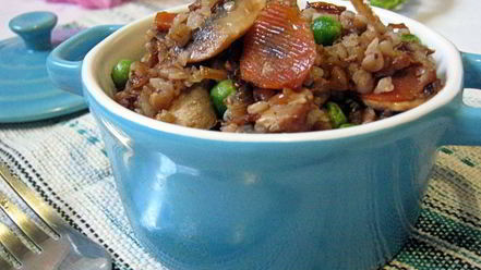 Рецепт гречки с грибами и овощами