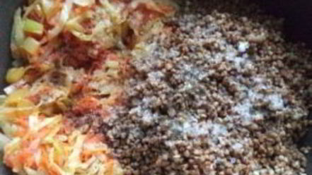 Рецепт гречки с капустой