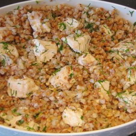 Рецепт Гречки с куриным филе