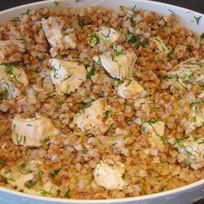 Гречка с куриным филе