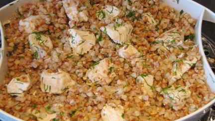 Рецепт Гречки с куриным филе