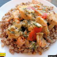 Рецепт Гречки с курицей и помидорами