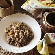 Рецепт Гречки с курицей в горшочке