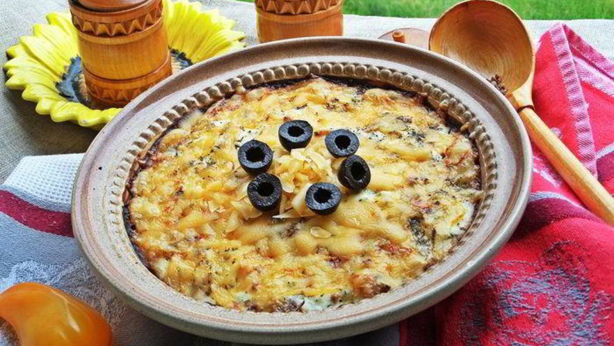 Рецепт гречки с курочкой под сыром