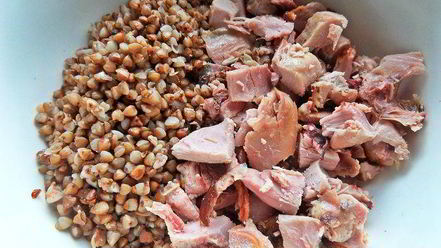 Рецепт гречки с курочкой под сыром