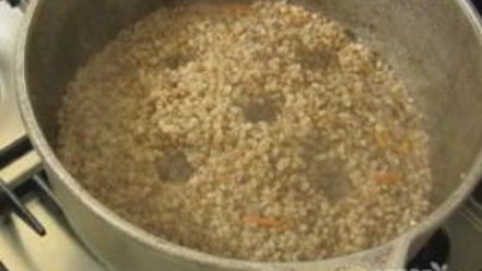 Рецепт гречки с мясом в казане